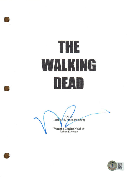 Norman Reedus Signed Autograph The Walking Dead Full Pilot Script Beckett COA