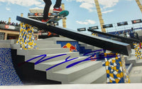 Nyjah Huston Signed Autographed 11x14 Photo Olympics Skateboarder Beckett COA