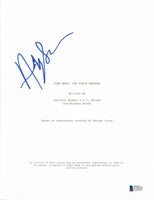 Andy Serkis Signed Autographed STAR WARS THE FORCE AWAKENS Movie Script BAS COA