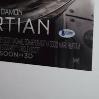 Matt Damon Signed Autographed 12x18 Photo Poster THE MARTIAN Beckett BAS COA