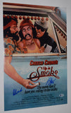 Cheech Marin & Tommy Chong Signed 12x18 Poster Up In Smoke Beckett BAS COA