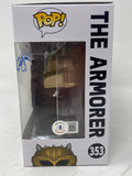 Emily Swallow Signed Funko Pop  Mandalorian The Armorer Star Wars Autograph BAS