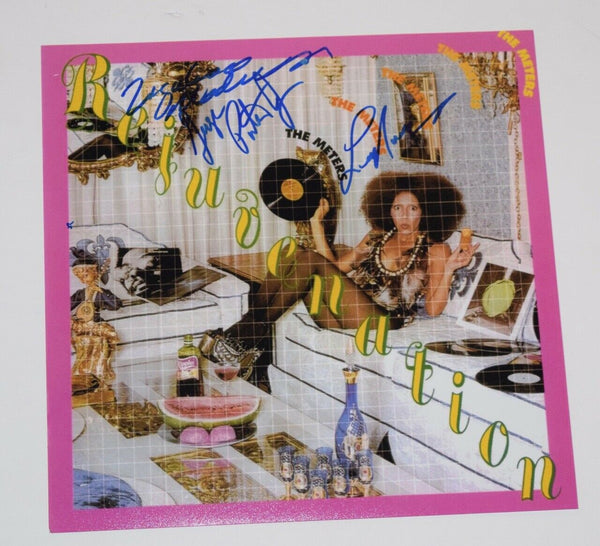 The Meters Signed 12x12 Album Photo Leo Nocentelli George Porter Jr Ziggy COA