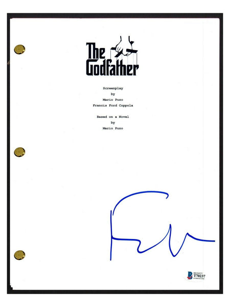 Francis Ford Copolla Signed Autograph The Godfather Movie Script Beckett BAS COA