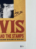James Burton Signed 11x17 Poster Photo Elvis Presley Guitarist Beckett BAS COA