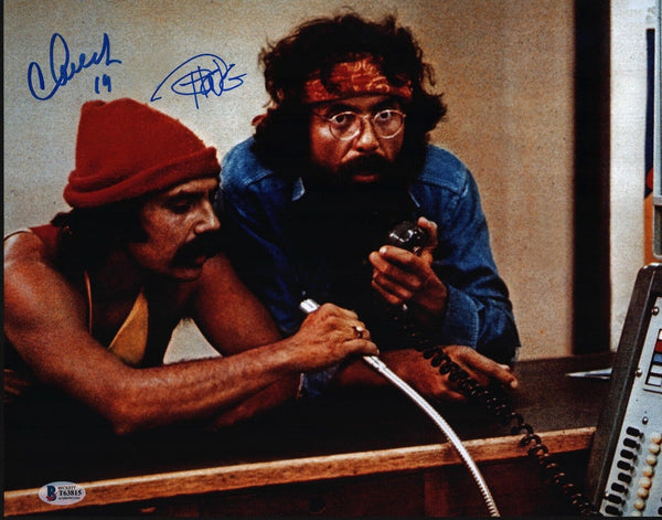 Cheech Marin & Tommy Chong Signed Autograph 11x14 Photo Up In Smoke Beckett COA