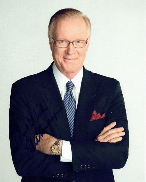Chuck Scarborough Signed Autographed 8x10 Photo NBC News COA VD