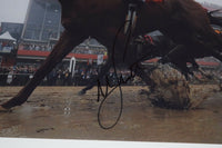 Mike Smith Signed Autographed 11x14 Photo JUSTIFY JOCKEY Triple Crown BAS COA
