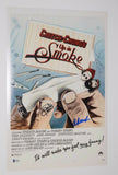 Cheech Marin & Tommy Chong Signed 12x18 Movie Poster Photo UP IN SMOKE BAS COA