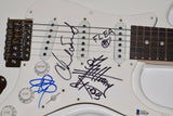 Red Hot Chili Peppers Signed Electric Guitar x4 Anthony Kiedis Flea Beckett COA