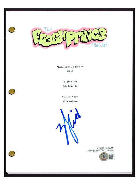 Will Smith Signed Autographed The Fresh Prince of Bel-Air Script Beckett COA