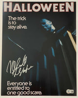 Nick Castle Signed Autographed 11x14 Photo Halloween Michael Myers Beckett COA