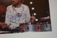 Ginger Baker Signed Autograph 11x14 Photo Cream Blind Faith Drummer Beckett COA