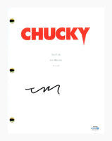 Teo Briones Signed Autographed Chucky Pilot Script Screenplay Horror ACOA COA