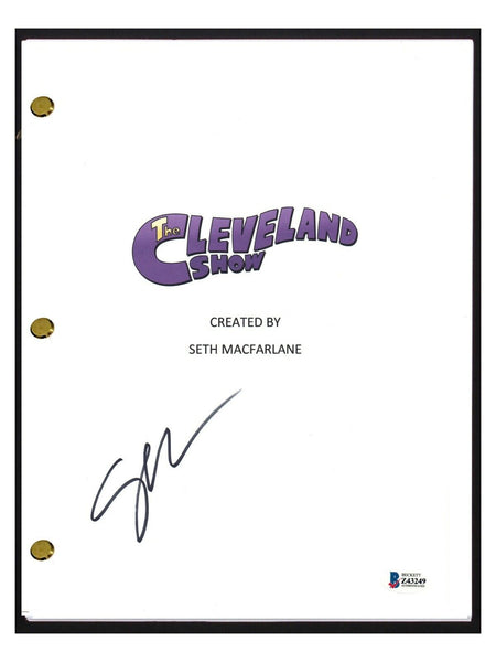 Seth MacFarlane Signed Autographed The Cleveland Show Pilot Script Beckett COA
