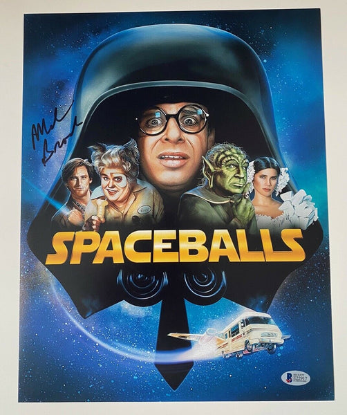 Mel Brooks Signed Autographed 11x14 Photo SPACEBALLS BAS Beckett COA