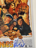 THE GOONIES Cast Signed 11x17 Poster Richard Donner Jeff Cohen Robert Davi COA