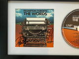 Peter Frampton Signed Autograph Frampton Forgets The Words CD Framed Beckett COA