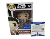 Oscar Isaac Signed Autographed Poe Dameron Star Wars Funko Pop Beckett BAS COA