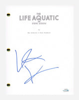 Willem Dafoe Signed The Life Aquatic With Steve Zissou Movie Script ACOA COA