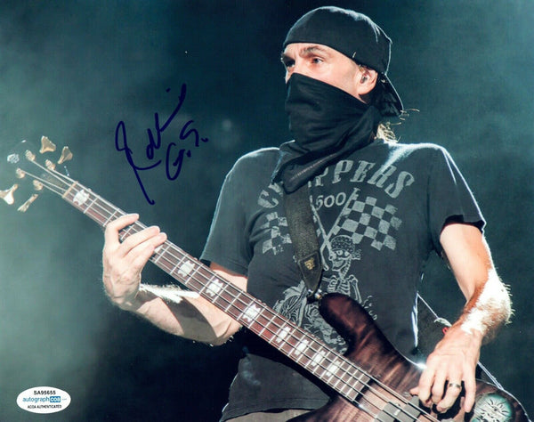 Robbie Merrill Signed Autographed 8x10 Photo Bassist Godsmack Band ACOA COA