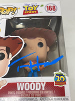 Tom Hanks Signed Autograph Funko Pop Toy Story Woody 168 Figure Beckett COA
