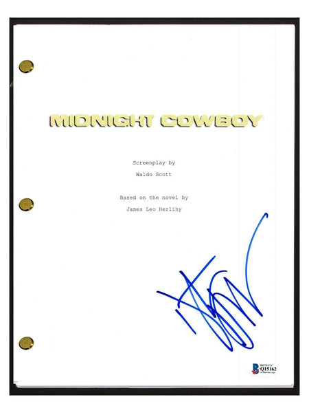 Dustin Hoffman Signed Autographed MIDNIGHT COWBOY Movie Script Beckett COA