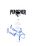 Ben Barnes Signed Autographed THE PUNISHER Pilot Script Jigsaw COA