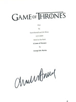 Charles Dance Signed Autographed Game of Thrones Pilot Episode Script COA