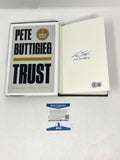 Pete Buttigieg Signed Autographed Trust Hardcover 1st Edition Book Beckett COA