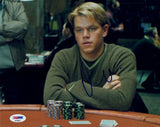 Matt Damon Signed Autographed 8x10 Photo ROUNDERS Mike McDermott PSA/DNA COA