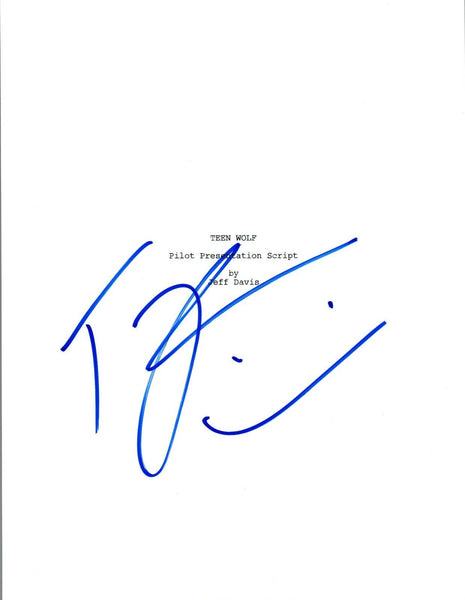 Tyler Posey Signed Autographed TEEN WOLF Pilot Episode Script COA