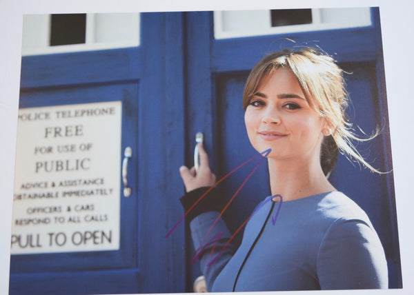 Jenna Coleman Signed Autographed 11x14 Photo Doctor Who COA