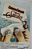 Cheech Marin & Tommy Chong Signed 12x18 Poster Up In Smoke Beckett BAS COA