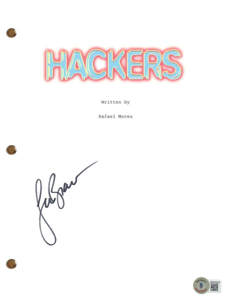 Lorraine Bracco Signed Autograph Hackers Movie Script Full Screenplay BAS COA