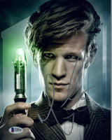 Matt Smith Signed Autographed 8x10 Photo DOCTOR WHO Beckett BAS COA