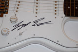 Geoff Emerick Signed Electric Guitar THE BEATLES Recording Engineer COA