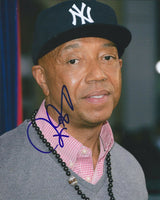 RUSSELL SIMMONS MUSIC PRODUCER SIGNED AUTOGRAPHED 8X10 PHOTO DEF JAM RECORDS #1