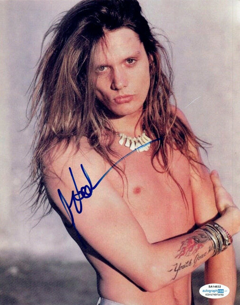 Sebastian Bach Signed Autograph 8x10 Photo SKID ROW ACOA COA