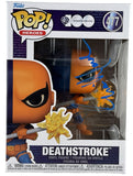 Esai Morales Signed Funko Pop Deathstroke 447 DC Titans Autograph Beckett COA