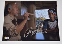 Ralph Macchio Signed Autographed 11x14 Photo The Karate Kid Beckett BAS COA