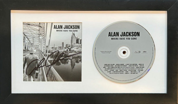 Alan Jackson Signed Autograph Where Have You Gone Framed CD Display Beckett COA