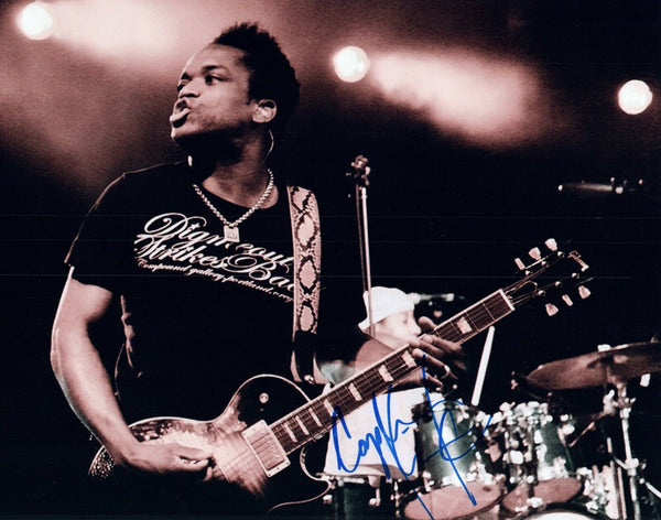 CAPTAIN KIRK DOUGLAS THE ROOTS GUITARIST SIGNED AUTOGRAPHED 8X10 PHOTO FALLON
