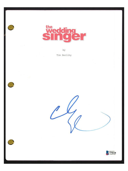 Adam Sandler Signed Autographed THE WEDDING SINGER Movie Script BAS Beckett COA