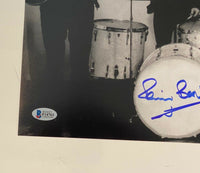 Pete Best Signed Autographed 11x14 Photo The Beatles Drummer Beckett BAS COA