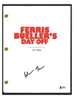 Alan Ruck Signed Autographed FERRIS BUELLER'S DAY OFF Movie Script Beckett COA