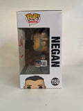 Jeffrey Dean Morgan Signed The Walking Dead Negan Funko Pop #1158 Beckett COA