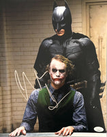 Christian Bale Signed The Dark Knight Batman 11x14 Photo Autograph JSA COA