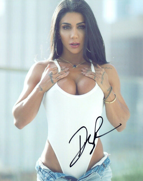 Deniz Saypinar Signed Autographed 8x10 Photo Hot Sexy Model COA