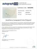 David Byrne Signed Autographed Full Size Acoustic Guitar Talking Heads ACOA COA